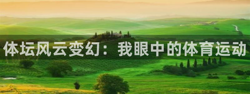 3377体育官网下载平台注册：体坛风云变幻：我眼中的