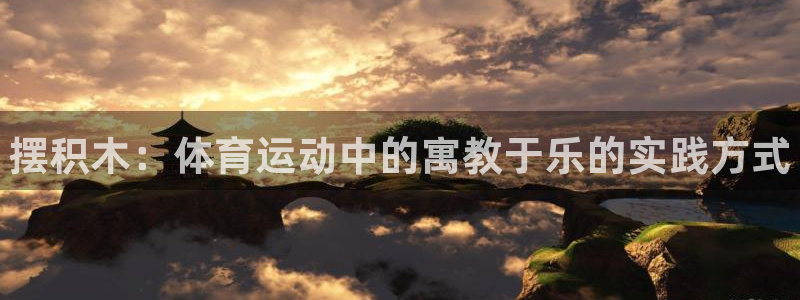 3377体育官方正版app娱乐平台：摆积木：体育运动