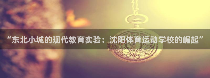 3377体育官网下载平台注册要钱吗安全吗：“东北小城的现代教