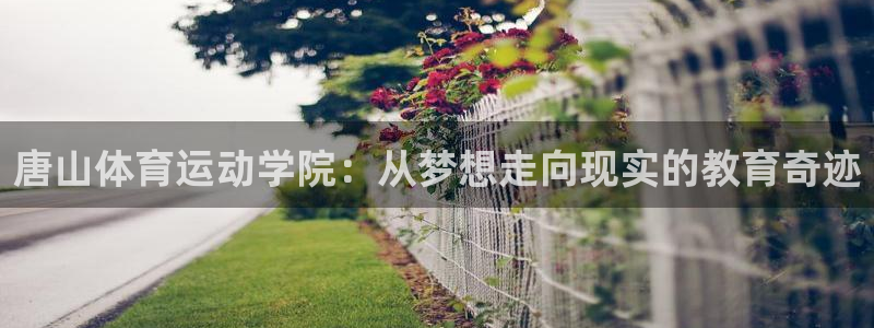  3377体育犯法吗：唐山体育运动学院：从梦想走向现实的教育奇